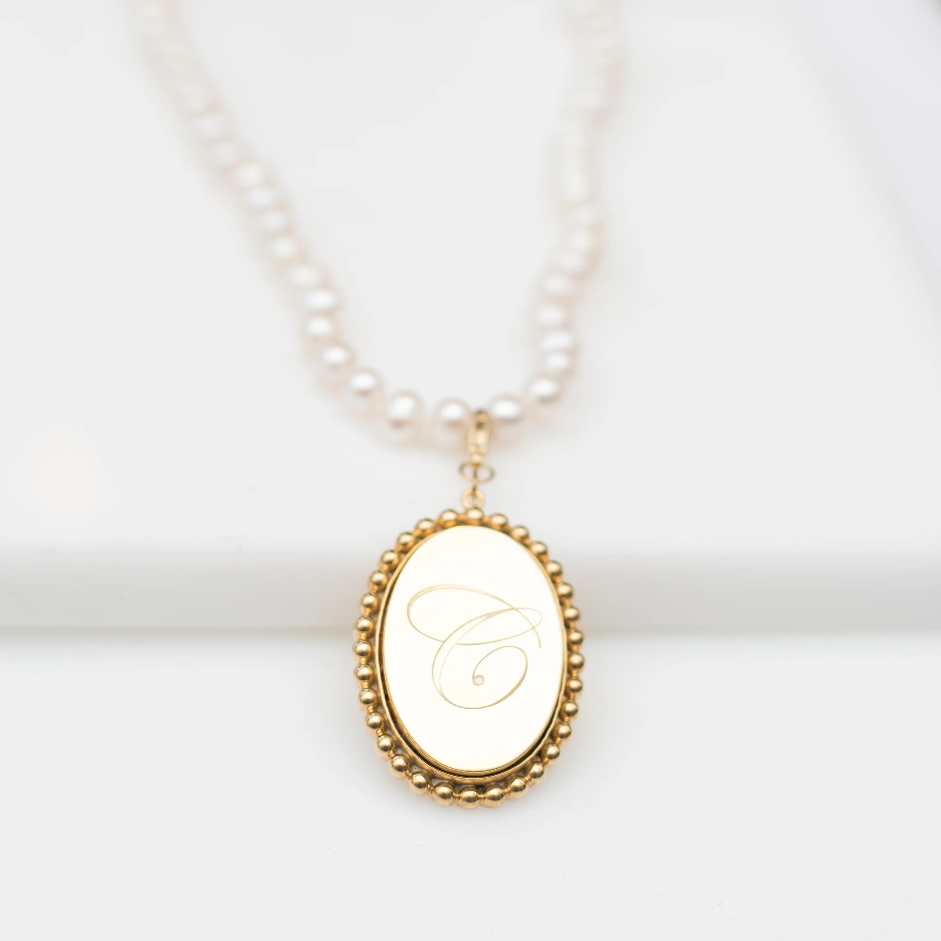 Initial Pearl Necklace - Image 3
