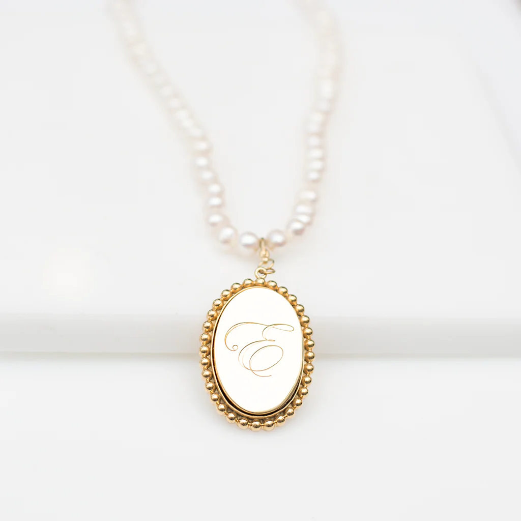 Initial Pearl Necklace - Image 4