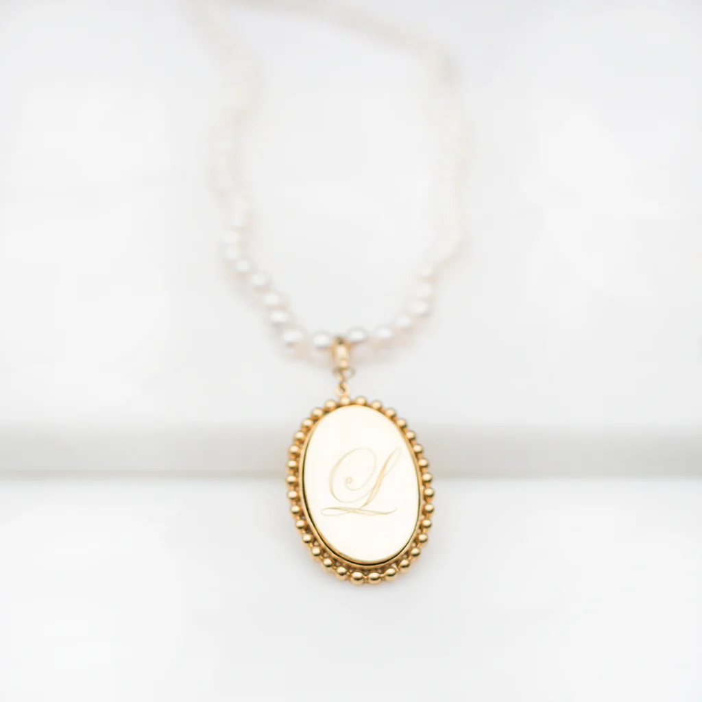 Initial Pearl Necklace - Image 5