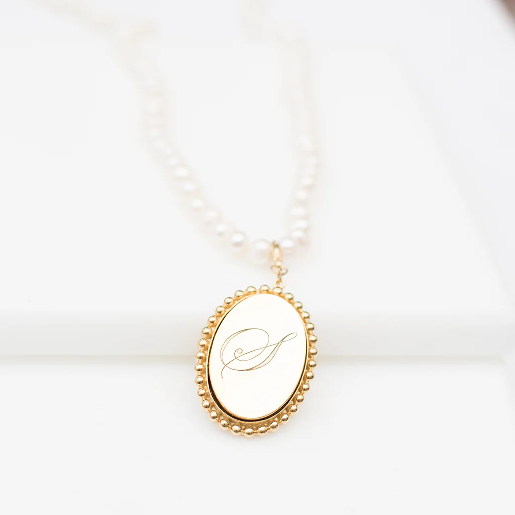 Initial Pearl Necklace - Image 6