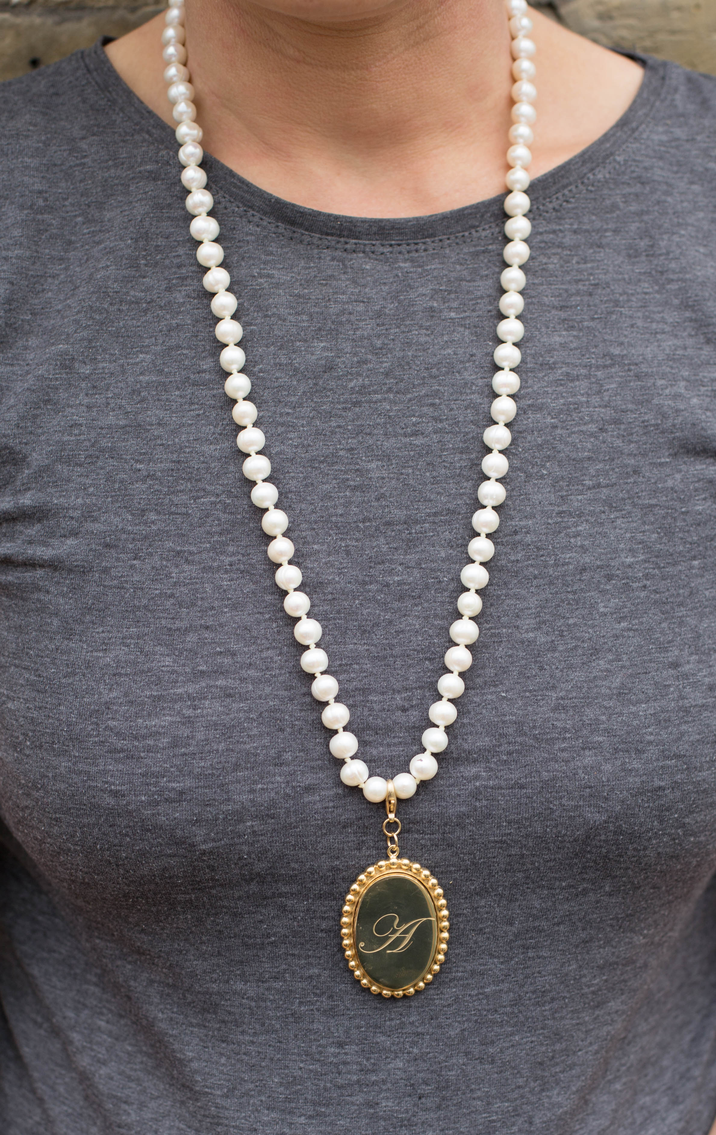Initial Pearl Necklace - Image 9
