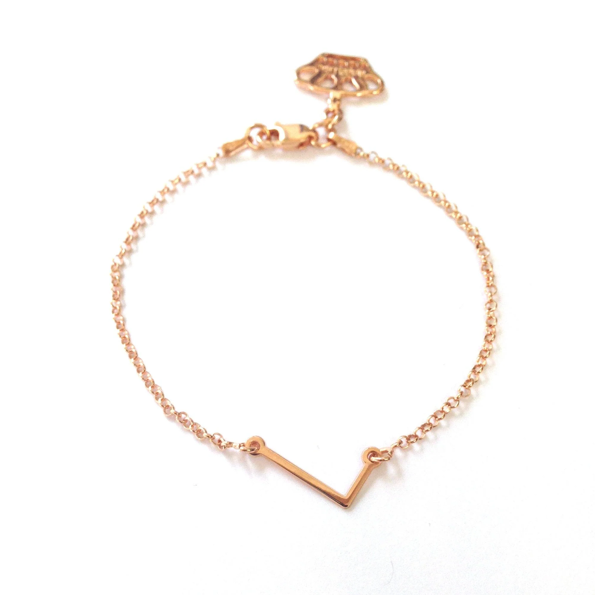 Initial Sideway Bracelet - Image 6