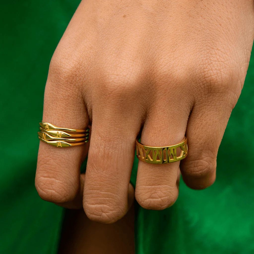 Initial Stackable Ring - Image 6