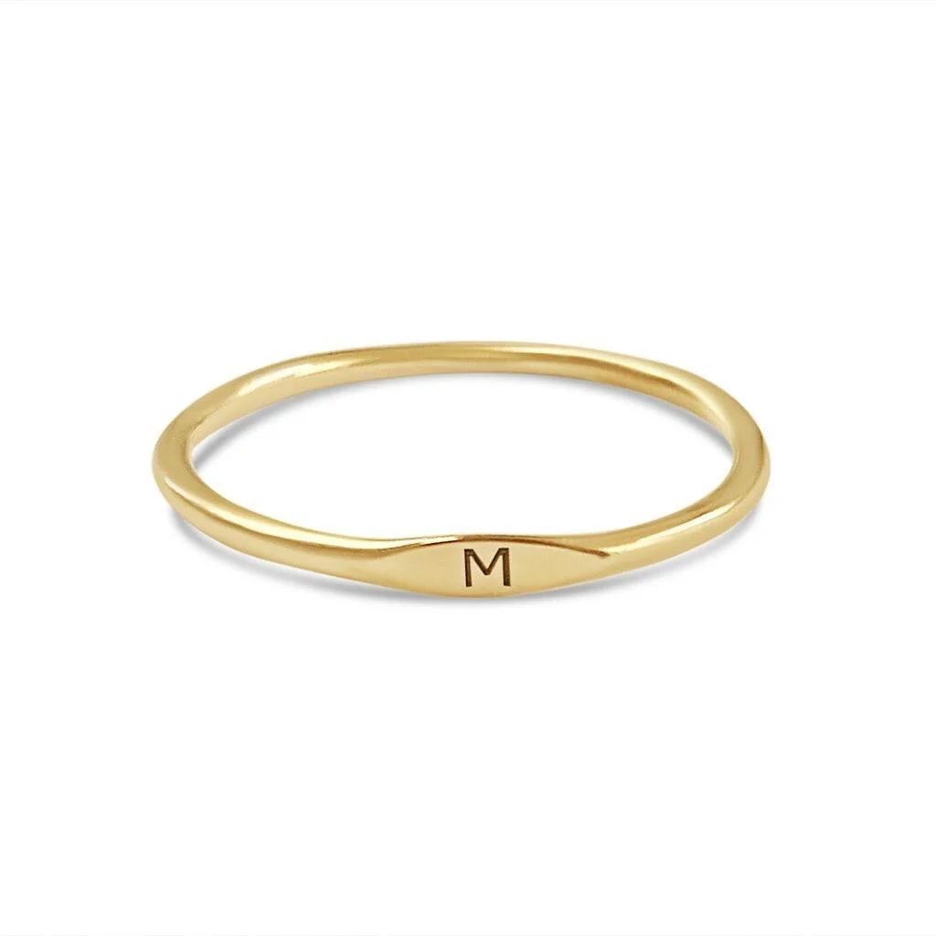 Initial Stackable Ring - Image 8
