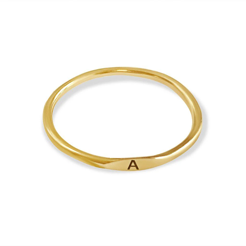 Initial Stackable Ring - Image 9