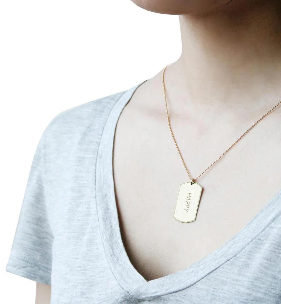 Inspirational Tag Necklace - Image 6