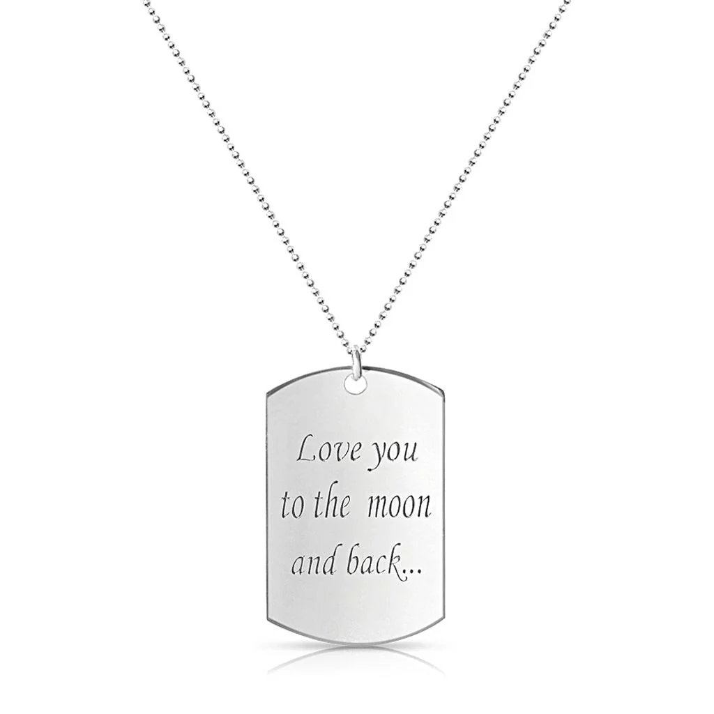 Inspirational Tag Necklace - Image 7