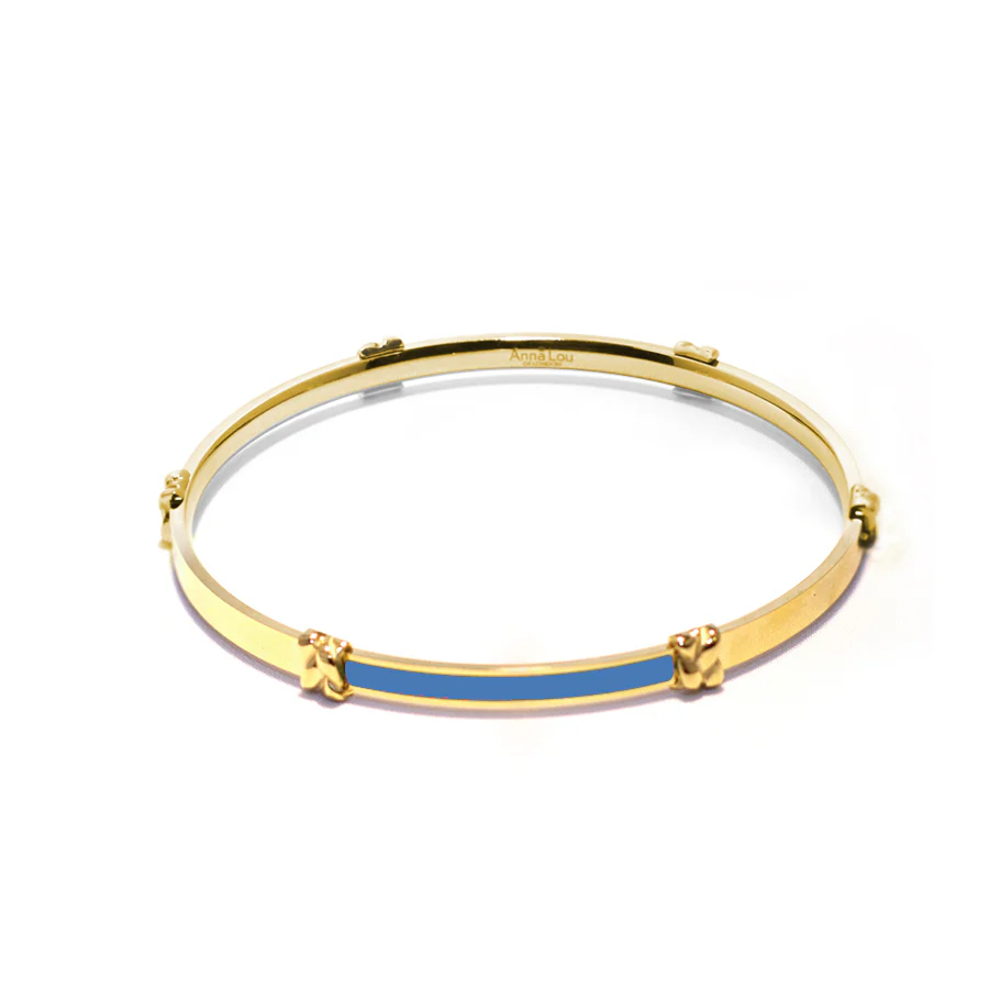 Knotted enamel Bangle - Image 4