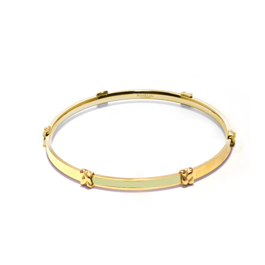 Knotted enamel Bangle - Image 6