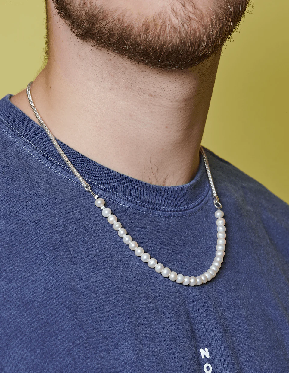 Men's Pearl Necklace - Image 4