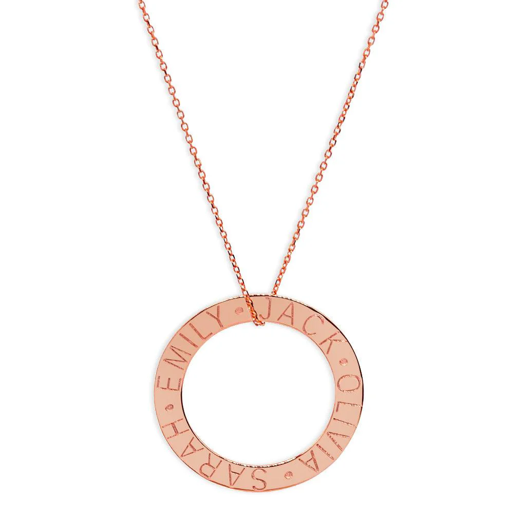 Names Circle Necklace - Image 4
