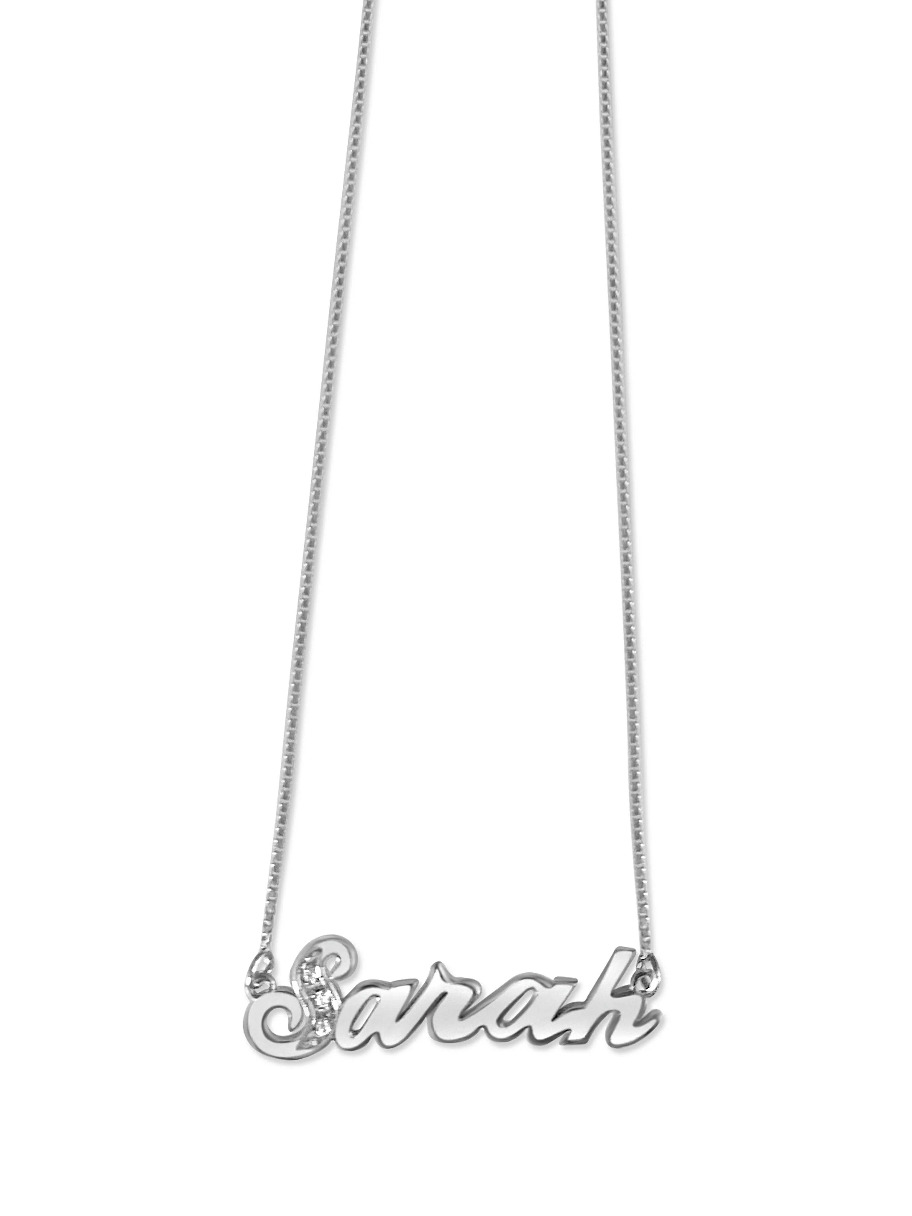 Name Necklace with  Initial - Image 6