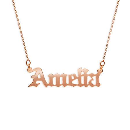 Old English Word/Name Necklace - Image 8