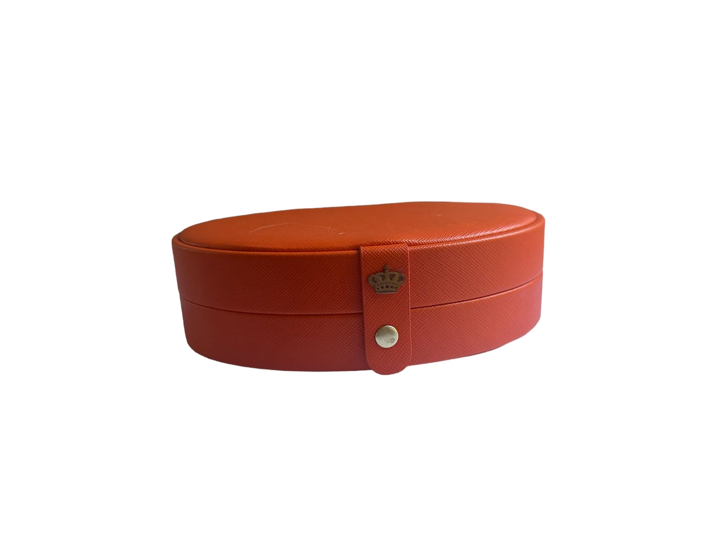 Orange oval jewellery box - Image 3