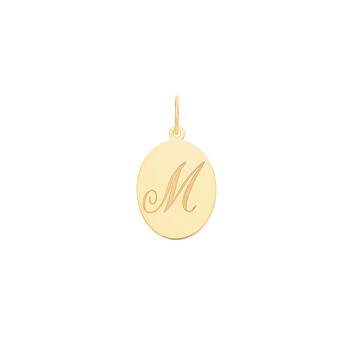 Oval Initial Pendant - Image 11