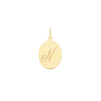 Oval Initial Pendant - Image 12