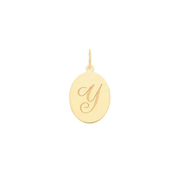 Oval Initial Pendant - Image 24