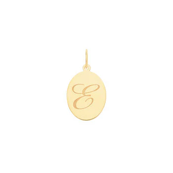 Oval Initial Pendant - Image 4