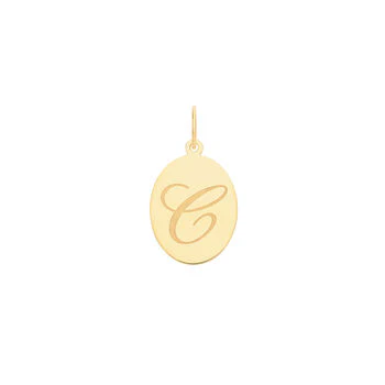 Oval Initial Pendant - Image 9