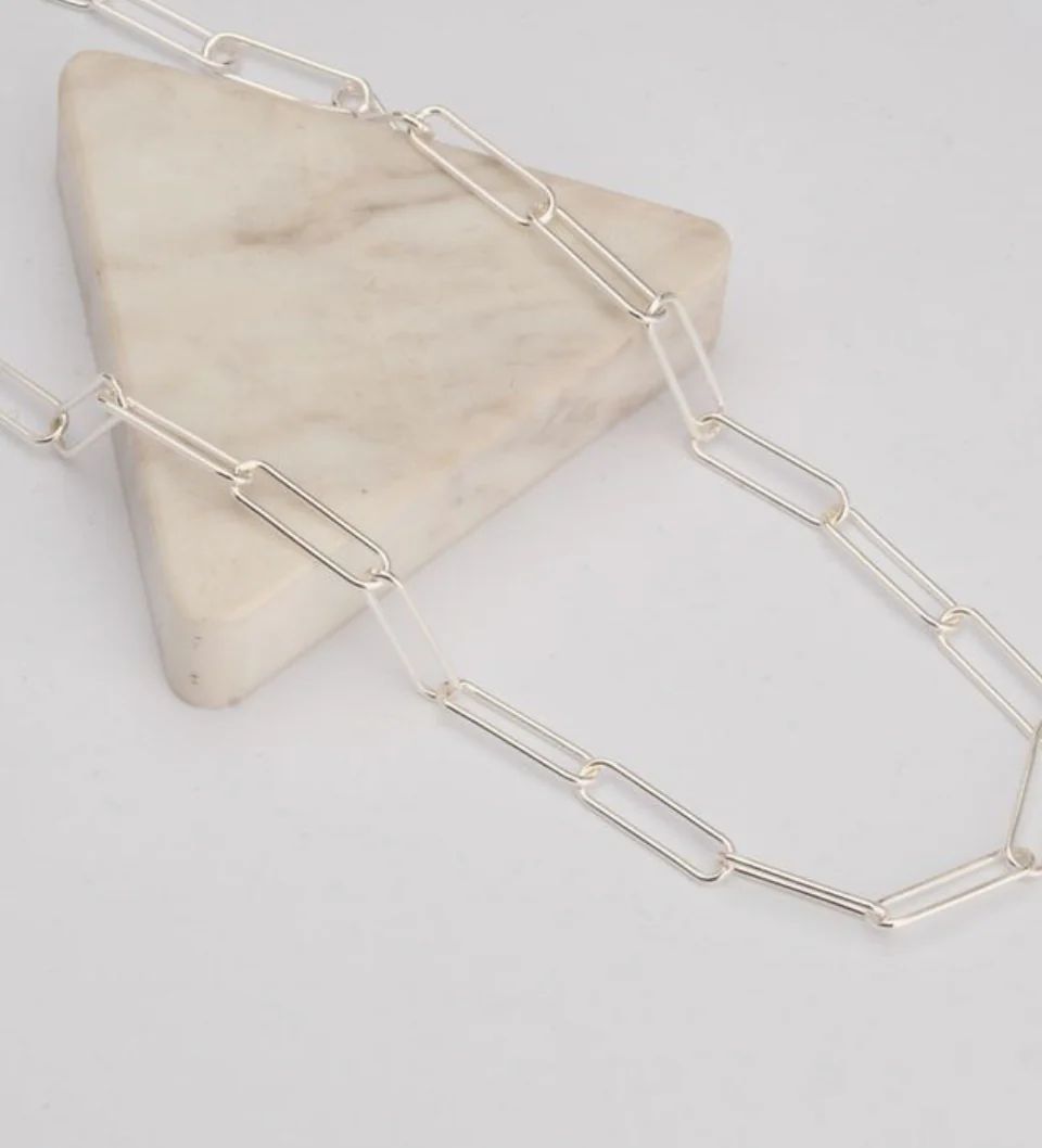 Paperclip Chain Necklace - Image 2