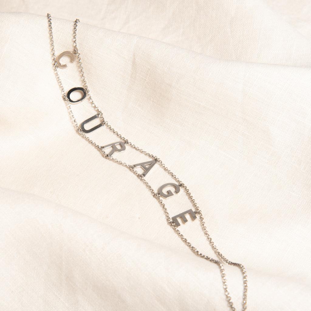 Personalised English Letter Choker Necklace - Image 4