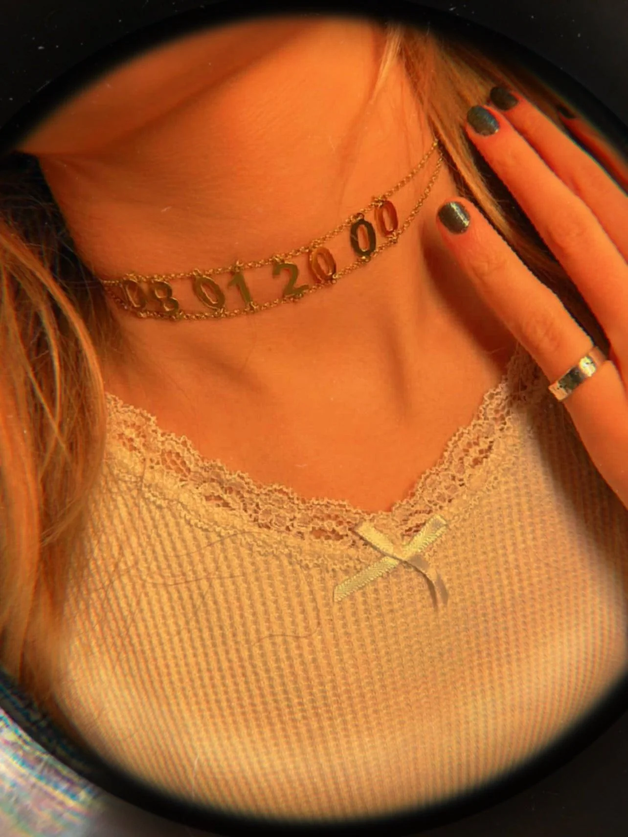 Personalised English Letter Choker Necklace - Image 5