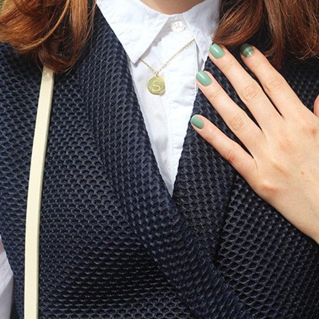 Personalised Initial Disc Necklace - Image 3