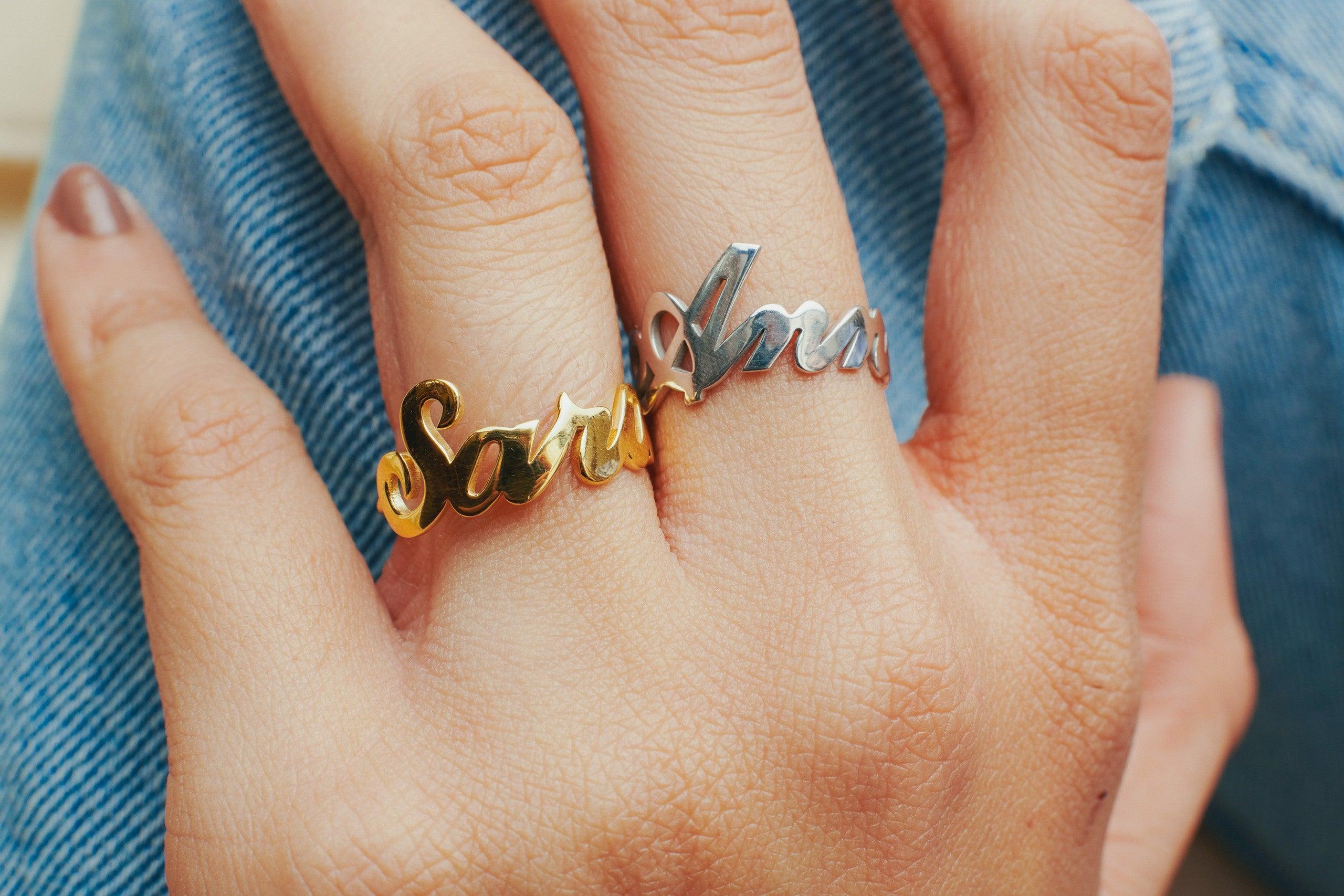 Personalised Name Ring - Image 4