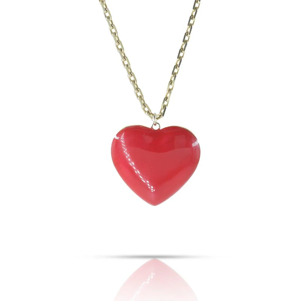 Puffy Heart Necklace - Image 3