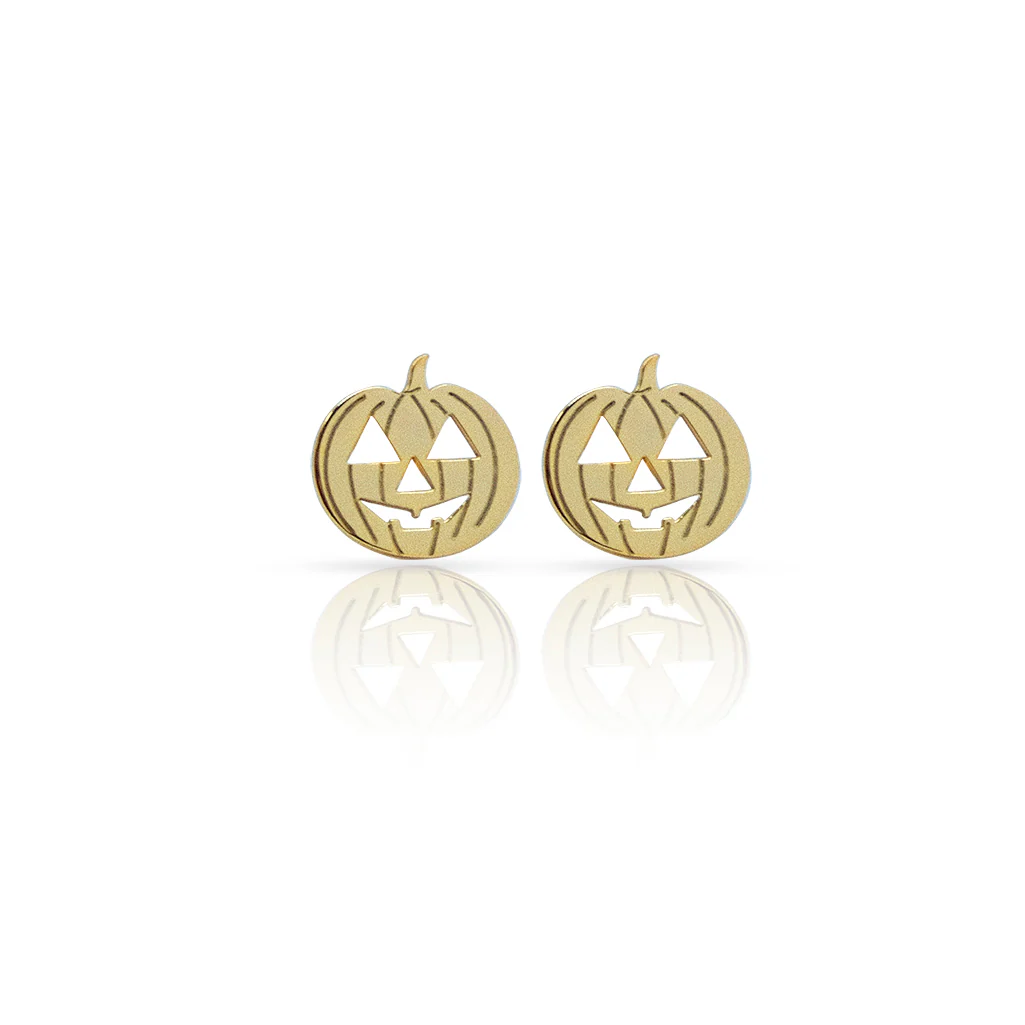 Pumpkin Stud Earrings - Image 2