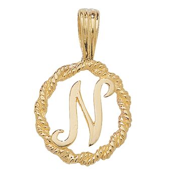Rope Initial Pendant - Image 15