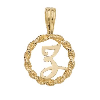 Rope Initial Pendant - Image 24
