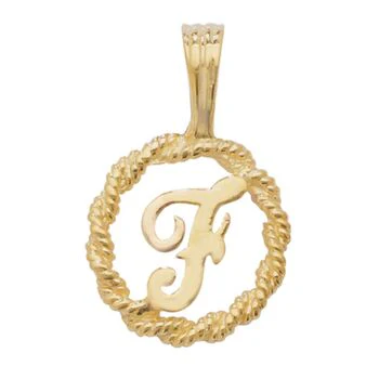 Rope Initial Pendant - Image 7