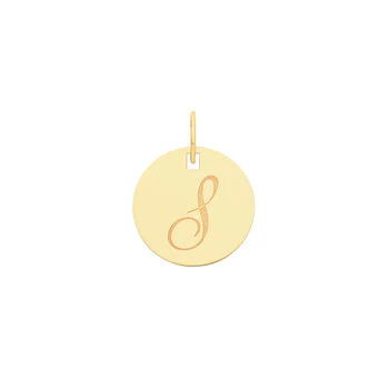Round Initial Pendant - Image 15