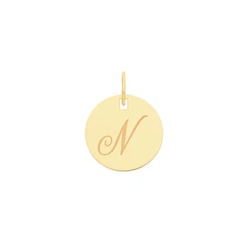 Round Initial Pendant - Image 9
