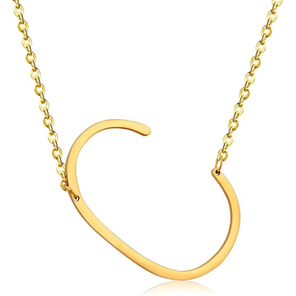 Sideway Alphabet Necklace - Image 10