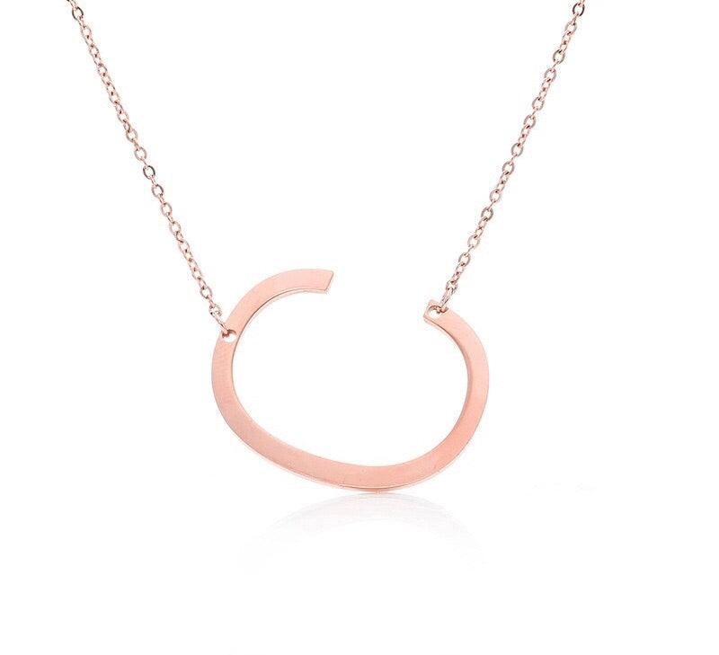 Sideway Alphabet Necklace - Image 21