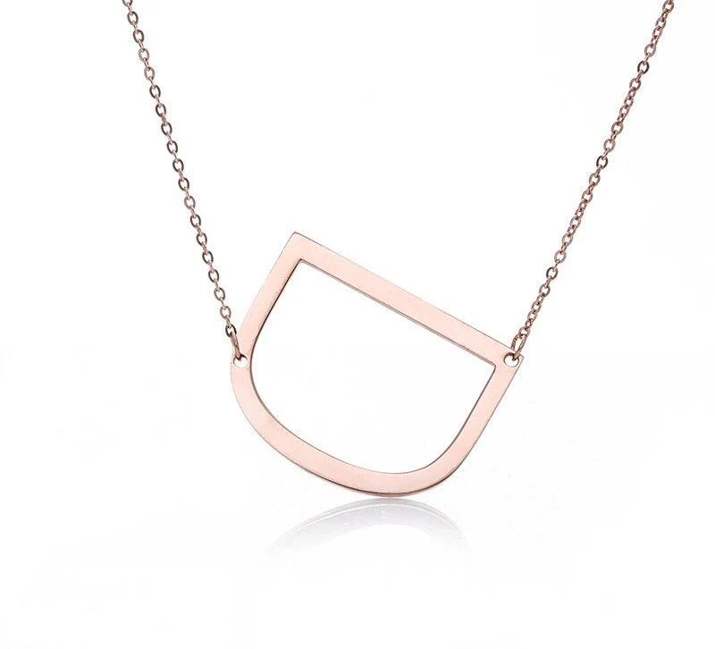 Sideway Alphabet Necklace - Image 23