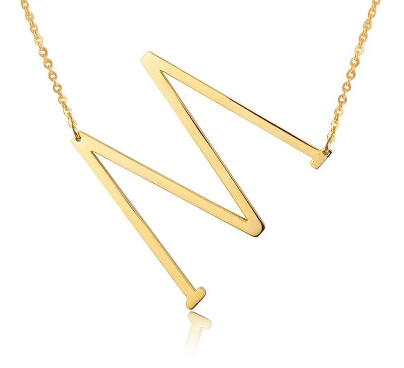 Sideway Alphabet Necklace - Image 27