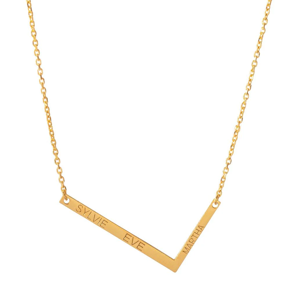 Sideway Alphabet Necklace - Image 32