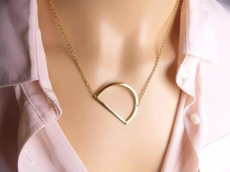 Sideway Alphabet Necklace - Image 7