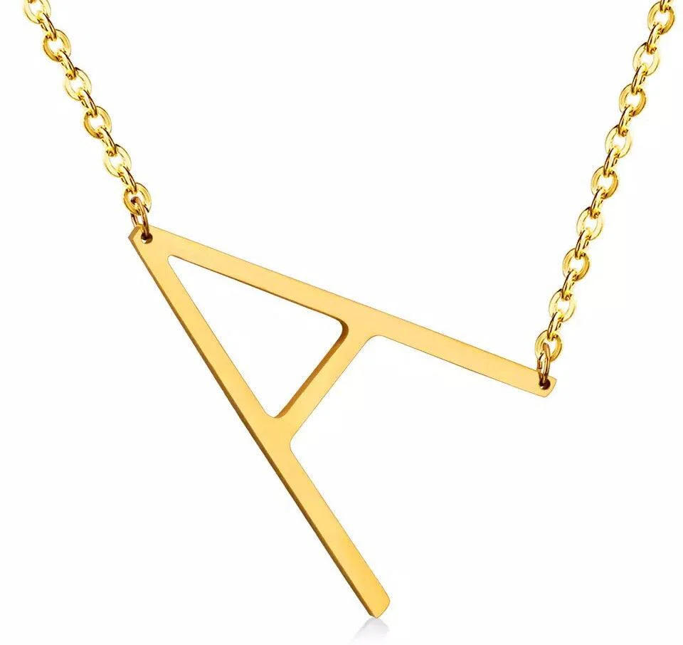 Sideway Alphabet Necklace - Image 8