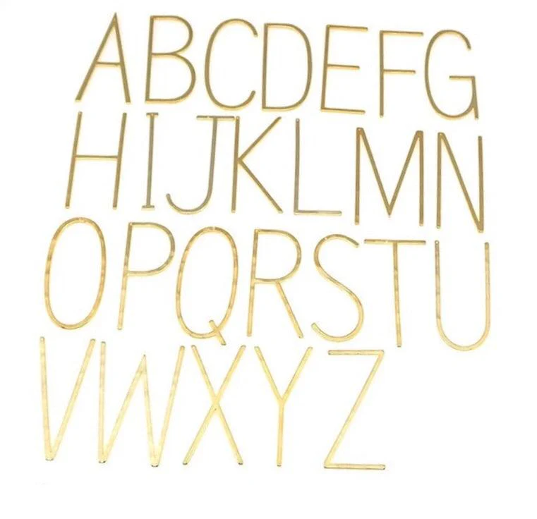 Sideway Alphabet Necklace - Image 9