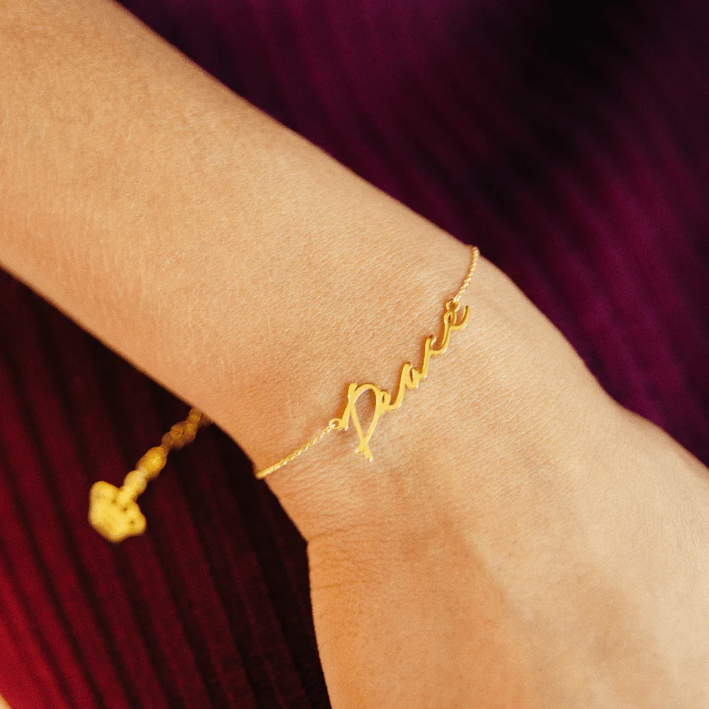 Signature Handwriting Name Bracelet - Image 3