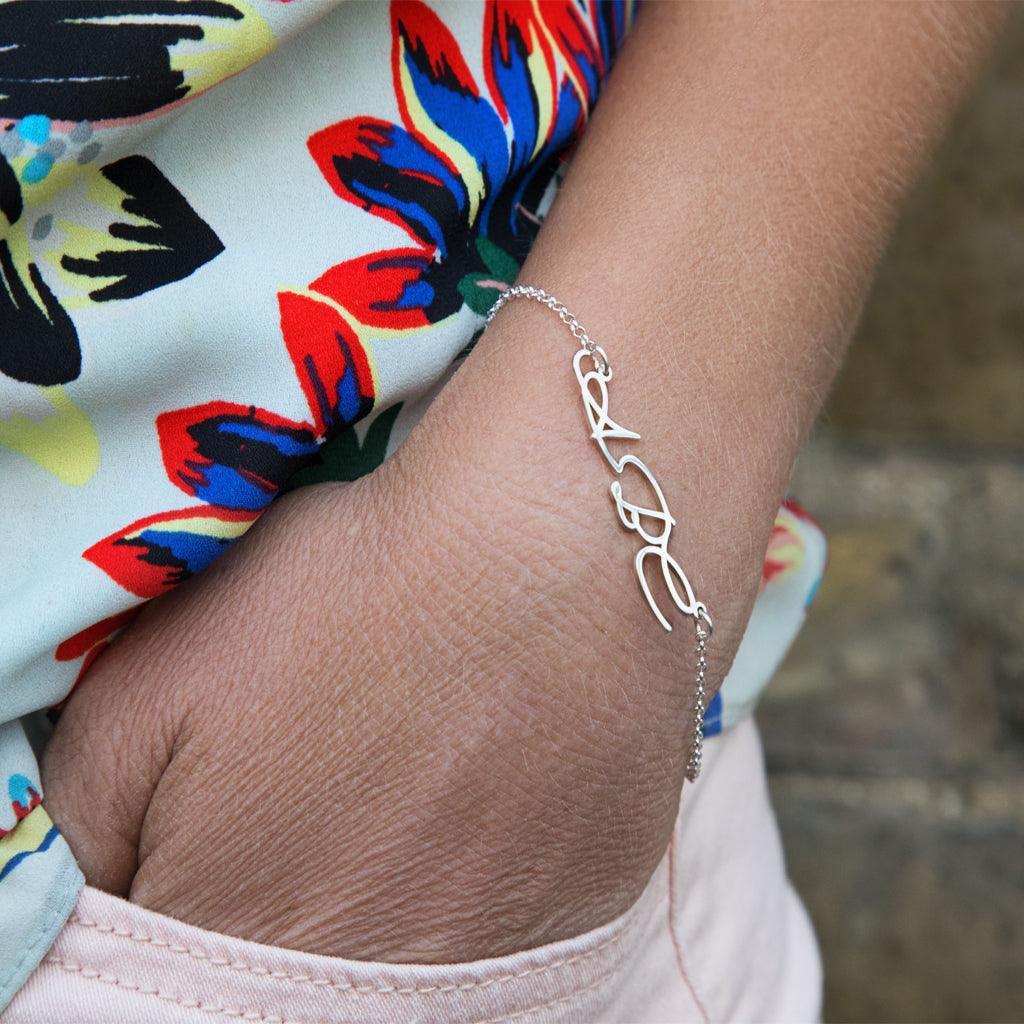 Signature Handwriting Name Bracelet - Image 4