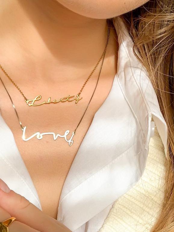 Signature Name/Word Necklace - Image 6