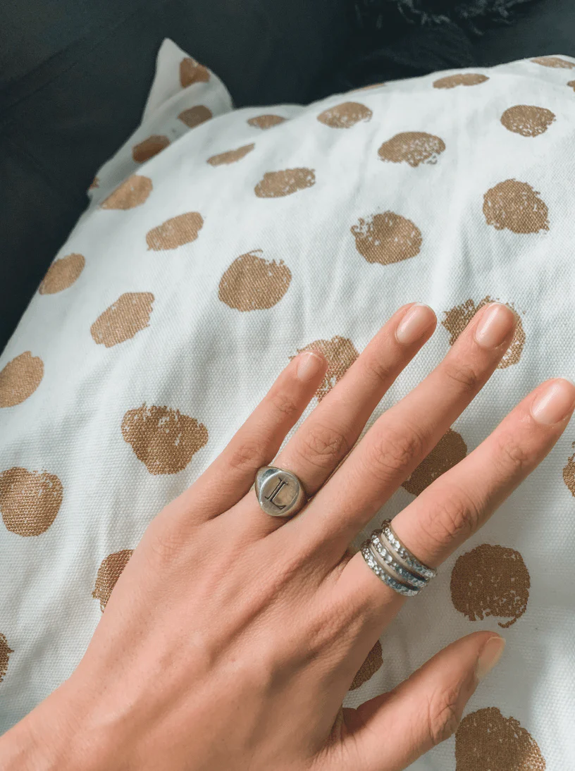 Signet Personalised Initial Ring - Image 18