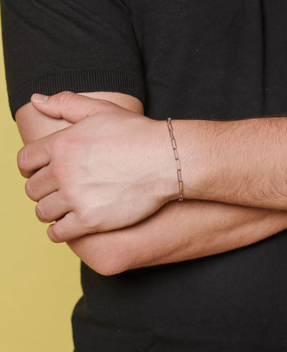 Solid Gold Chain Bracelet - Image 11