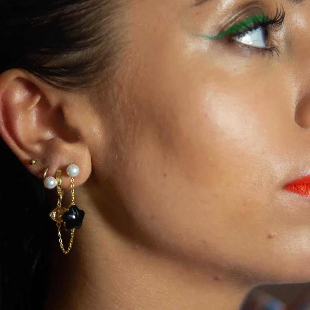 Solid Gold Freedom Earring - Image 4