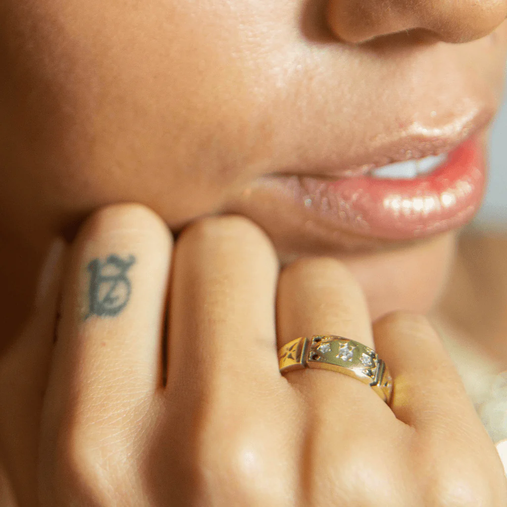 Solid Gold Freedom Ring - Image 3